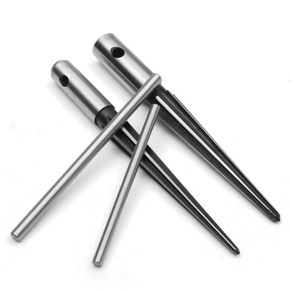 2pcs 1/8-1/2 Inch And 5/32-7/8 Inch Bridge Hole Tapered Hand Held Reamer Set