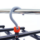 29 Clips Cloth Folding Laundry Underwear Socks Bra Airer Hanger Drying Rack Organizer