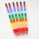 Creative Coloring Crayon 12 Color Crayon Painting Stick Pen Student Stationery