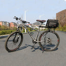 WHEEL UP 26L Rainproof Bicycle Rear Rack Seat Saddle Bag Cycling Bike Tail Storage Bag Bike Bag