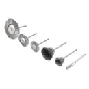 30pcs Stainless Steel Wire Brush Set Cleaner Polishing Brushes Cup Wheel For Dremel Rotary Tool