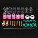 36Pcs TIG Welding Accessories Torch Stubby Gas Slot Glass Cup for WP-17/18/26