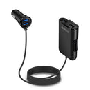 Bakeey 3.1A QC3.0 4-port USB  Fast Charging LED Indicator Front and Rear Car Charger For iPhone X XS HUAWEI P30 Oneplus 7 XIAOMI MI9 S10 S10+ Laptop Tablet PC MP3 Camera