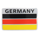 Pair 3D Aluminum Germany Flag Badge Emblem Car Stickers Decal Decoration