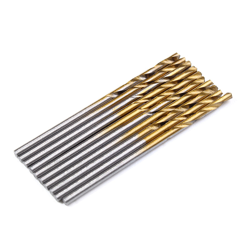 55Pcs 1.0-3.5mm HSS Twist Drill Bit Set High Speed Steel Titanium Coated Wood Drill Bits