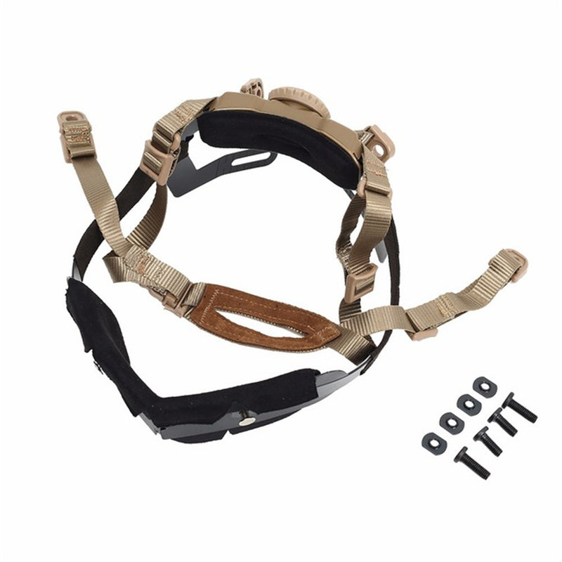WoSporT Tactical Helmet Locking Buckle System Outdoor Protective Adjustable Strap Accessory