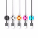 ORICO Crossed-Channel Earphone USB Cable Cord Winder Wrap Desktop Cable Organizer Wire Management Holder
