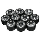 10pcs 60 90 120 LED Lens for High Power DIY Black Light Lamp Bulb