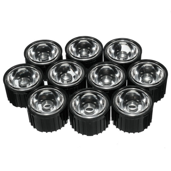 10pcs 60 90 120 LED Lens for High Power DIY Black Light Lamp Bulb
