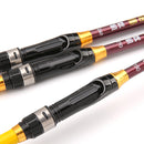 ZANLURE 1.8/2.1/2.4m Telescopic Fishing Rod Carbon Fiber Fishing Pole Outdoor Fishing Tool