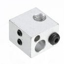 BP6 Sliver Aluminum Heating Block M6 Screw Thread for 3D Printer