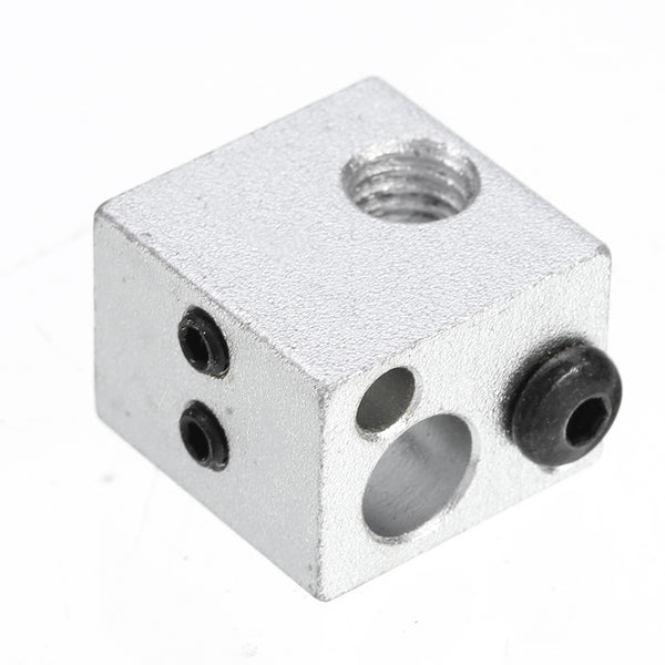 BP6 Sliver Aluminum Heating Block M6 Screw Thread for 3D Printer