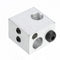 BP6 Sliver Aluminum Heating Block M6 Screw Thread for 3D Printer
