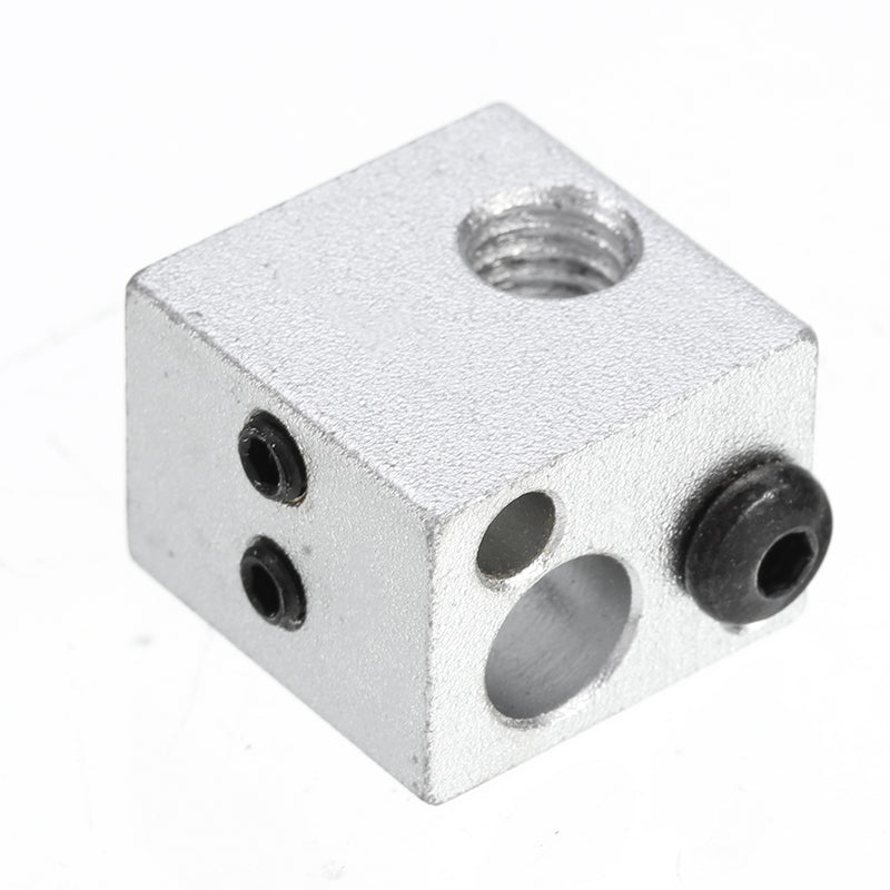 BP6 Sliver Aluminum Heating Block M6 Screw Thread for 3D Printer
