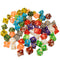 70Pcs Acrylic Polyhedral Dices Set Role Playing Game Dice Gadget for Dungeons Dragons D20 D12 D10 D8 D6 D4 Games