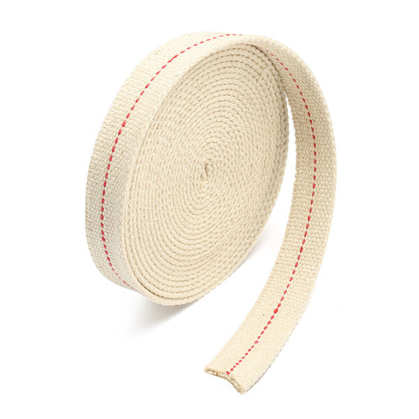 7/8 Inch Flat Cotton Wick 15 Foot Length Wick For Oil Lamps and Lanterns 4.5M