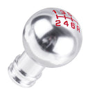 Universal 6 Speed Car Aluminum Alloy Gear Shift Knob Round Ball Shape
