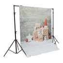 3x5ft 5x7ft Snow Wooden Wall Christmas Gift Photography Backdrop Studio Prop Background