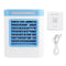 USB Portable Electric Mini Air Cooler 3 Modes Wind Speed Negative Ion Cooling Fan