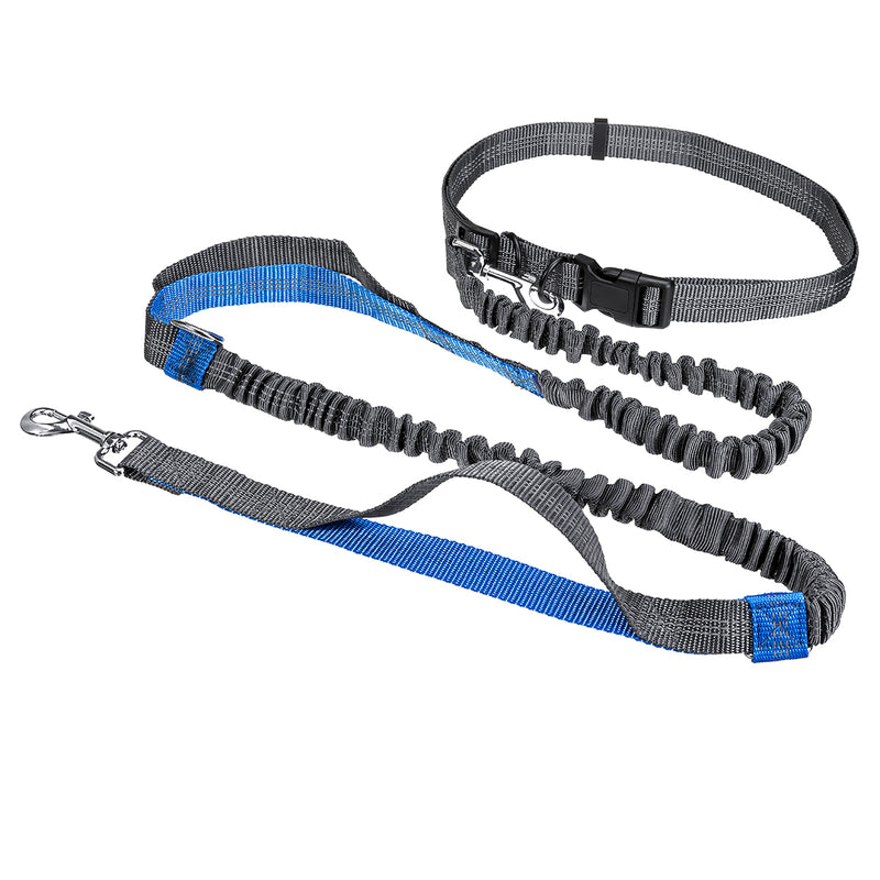 Adjustable Elastic Waist Belt Leash Hands Free Pet Dog Walking Hiking Running