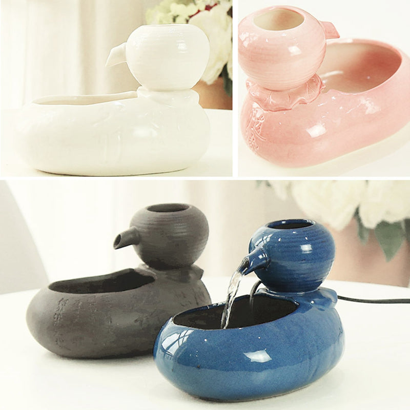 Ceramic Automatic Pet Drinking Electric Cat Dog Water Dispenser Fountain Pump Waterer