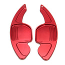 Pair Aluminum Paddle Shift Shifter Extension Sheet Black/Red/Silver for Audi A3 4 A5 A6 A7 A8 Q3 Q5 Q7 S4 S6 TT