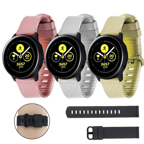Bakeey 20mm Width Universal Pure TPU Watch Band Strap Replacement for Samsung Galaxy Watch