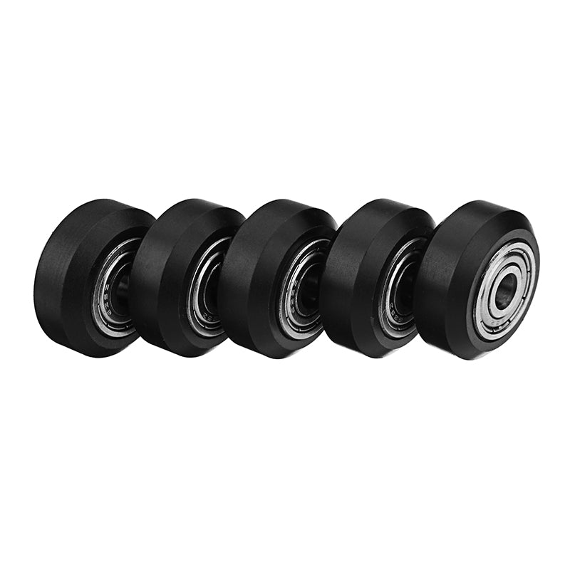 TEVO 5Pcs One Pack 3D Printer Part POM Material Big Pulley Wheel with Bearings for V-slot