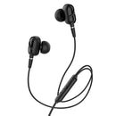 HOCO M62 3.5mm In-ear Stereo Earphone Dual Drive Headphones with Mic for iPhone Samsung
