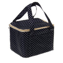 Portable Oxford Cloth Insulated Lunch Bag Square Thermal Bag Tote Outdoor Picnic Container