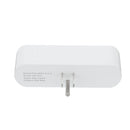 MoesHouse 16A Mini WiFi Smart Socket US Standard Dual Outlet Wall Switch Plug Independent Control with Power Monitoring Work with Amazon Alexa and Google Home