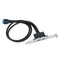 20Pin to Double USB 3.0 12cm Baffle Plate Line Extension Cable