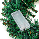 30CM 40CM Warm White Wall Hanging Garland Ornament Christmas Wreath Decor With LED Light For Xmas