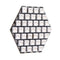 WS6812 37Pcs HEX RGB LED Hexagon LED Board with  3 GROVE Port Compatible with M5Stack UI-Flow