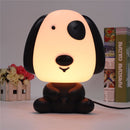 Lovely Baby Kid Bedroom Desk Night Light Dog Bear Rabbit Panda Cartoon Lamp 220V