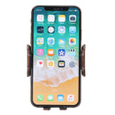Wood Grain 10W Car Automatic Clamping Wireless Fast Charger Phone Holder Mount for iPhone XS XR X