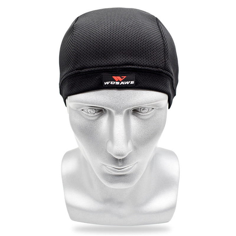WOSAWE Quick Dry Helmet Inner Hat Anti-fouling Off-road Motorcycle Headgear Hooded Sweat Cap