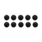 10Pcs Black 30mm Push Button for Arcade Game Joystick Controller MAME