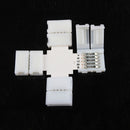 5 Pin RGBW L/T/+ Shape Corner Connector for 12mm Width LED Strip