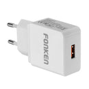 FONKEN QC3.0 2A Quick Charging USB Charger Adapter For iPhone X XS HUAWEI P30 Oneplus 7 XIAOMI MI9 S10 S10+