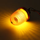 DC12-24V 80LED Roof Rotating Flash Amber Beacon Strobe Tractor Warning Signal Light Lamp