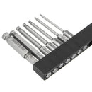 Broppe 7pcs 2/2.5/3/4/5/6/8mm 65mm Magnetic Ball Screwdriver Bits 1/4 Inch Hex Shank Screwdriver Bit