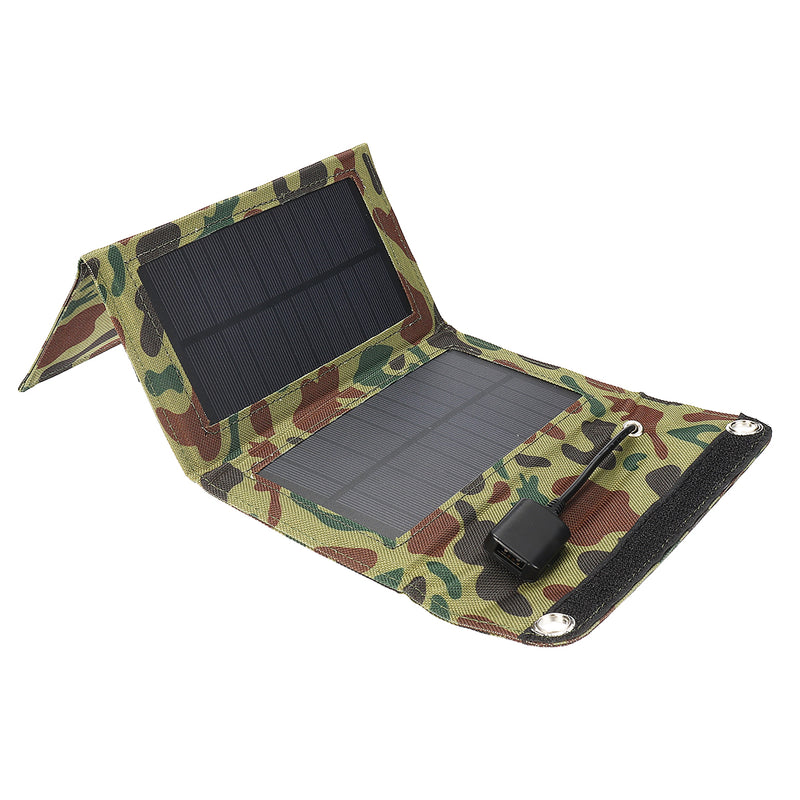 7.5W 5.5V Waterproof Portable Foldable Solar Panel Charger with USB Port