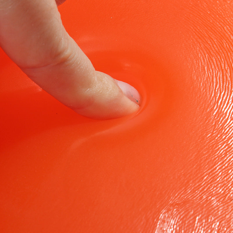 Cool Seat Cushion Gel Pad Shock Absorption Mat Comfortable Soft Orange Motorcycle ATV Office