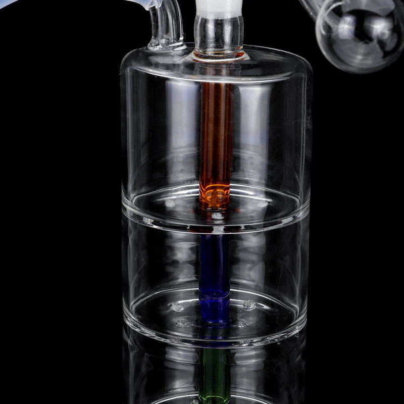 Water Glass Pipes Six-storey Partition Plate Mute Pot Glass Pipette Silent Pot