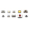 Excellway PB02 200Pcs 10 Types Tactile Push Button Touch Switch Remote Keys