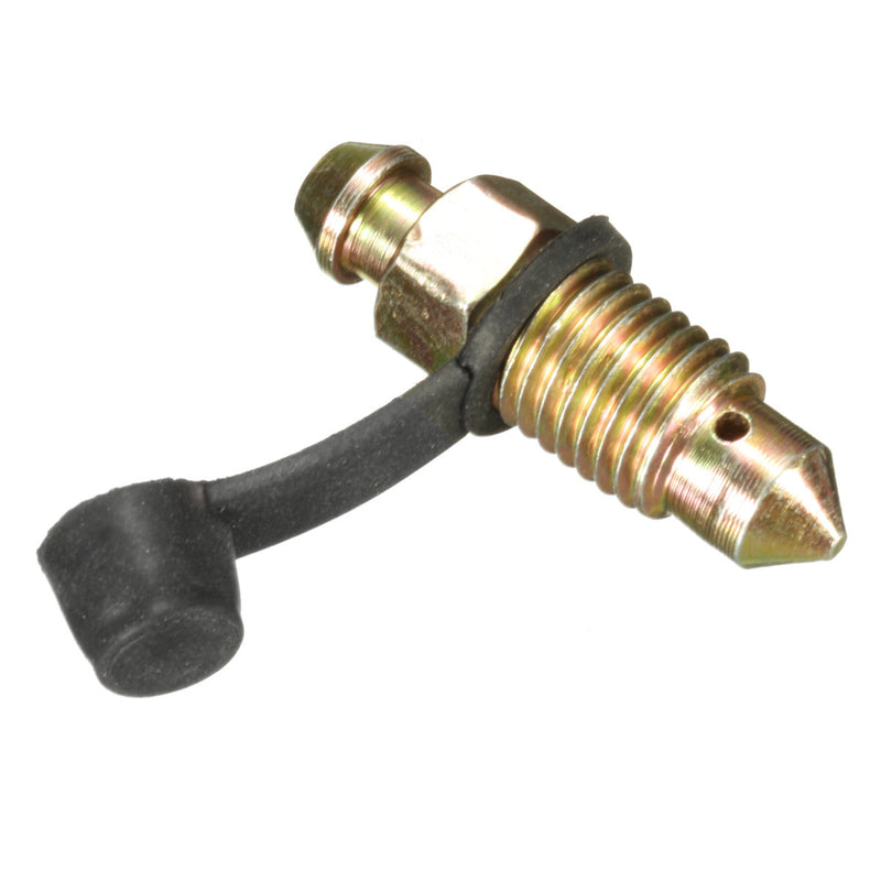 M10 x 1.25mm Brake Caliper Bleed Screw Nipple Dust Cap For Motorcycle Bike