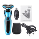 3 in 1 Electric Bald Shaver Waterproof Cordless Rechargable Wet&Dry Nose Hair Trimmer Razor