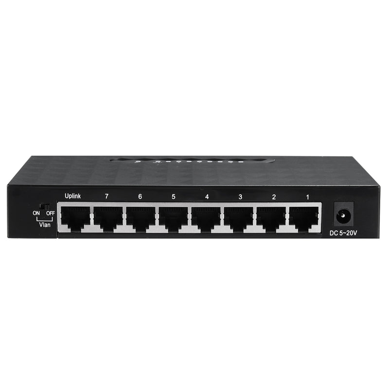 8-Port RJ45 10/100/1000Mbps Gigabit Ethernet Network Switch Lan Hub Adapter for Routers  Modems