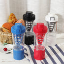 Outdoor Camping 500ML Portable Sports Drink Shaker Mixer Water Cup Bottle Plastic Leakproof Cup